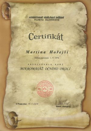 Certifikát